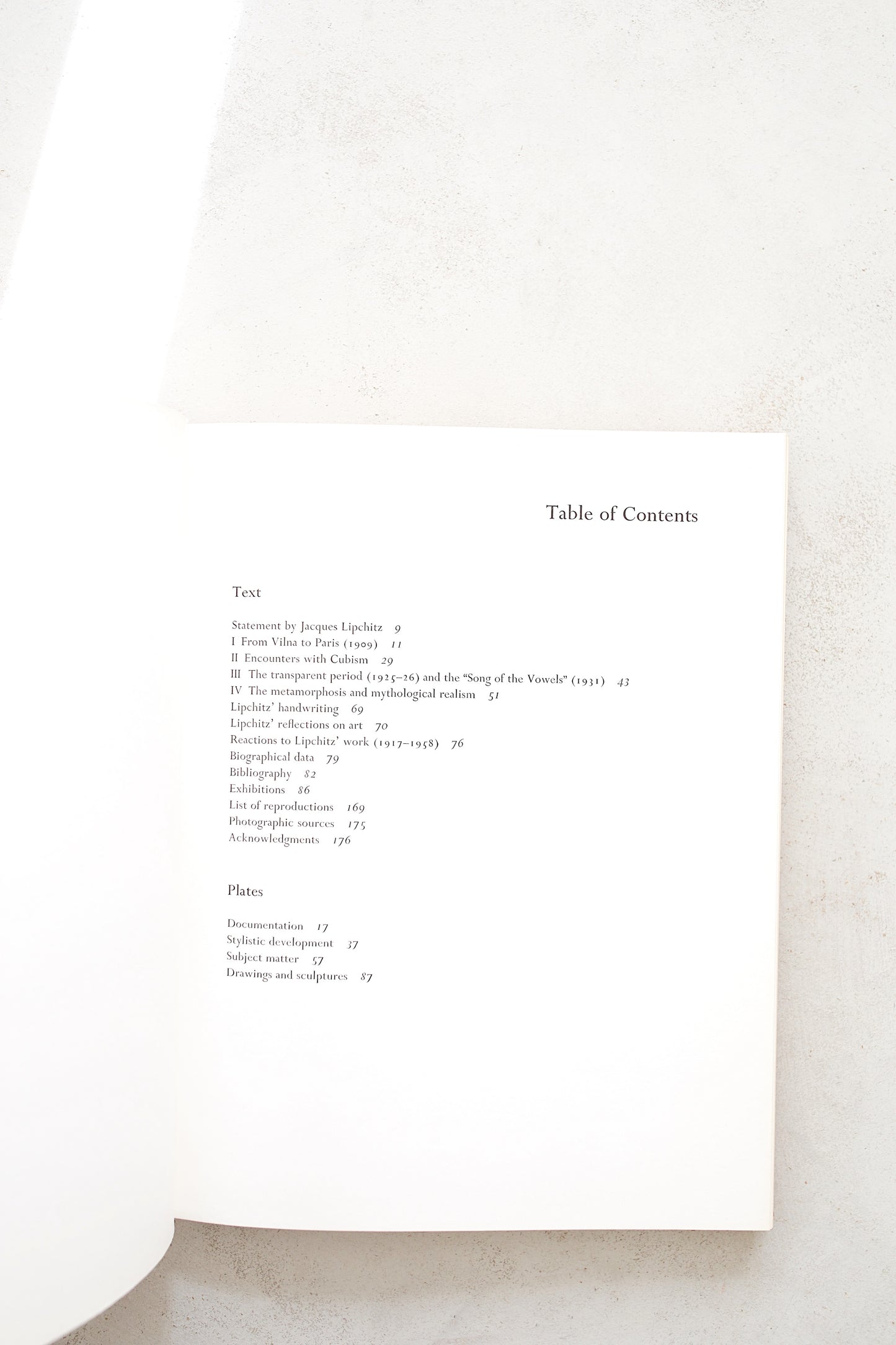 Jacques Lipchitz His Sculpture