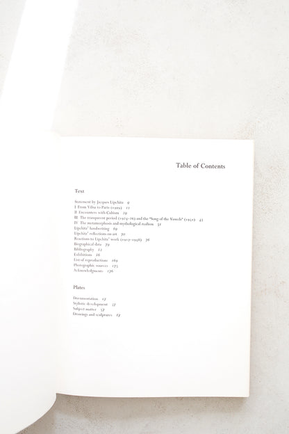 Jacques Lipchitz His Sculpture